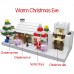 Toytexx DIY 522 Pcs Christmas Building Kits Toy Gifts for Kids Mini Building Blocks Set of Christmas Villa and House 